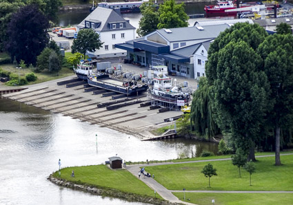 Boatyard on Moselle, Koblenz