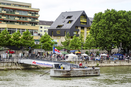 Koblenz KD Rhine Line boat landing