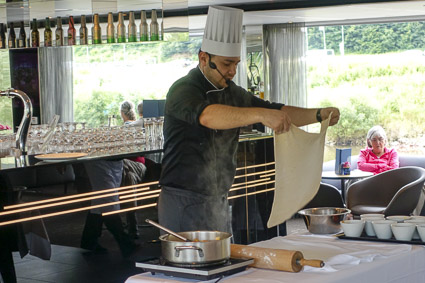 Apfelstrudel demonstration with Teodor Petre, EMERALD STAR