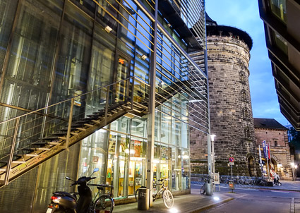 Nuremberg tourist office and gate