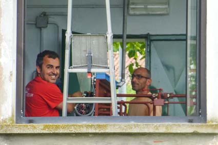 Control booth of Conca di San Leone