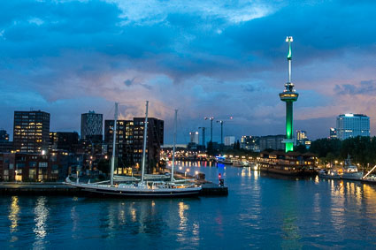 Rotterdam Euromast from MSC PREZIOSA