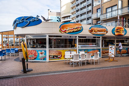 Jet Set snack bar in Blankenberge, Belgium