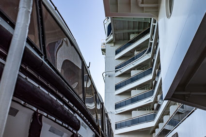 Cabin balconies on MSC PREZIOSA