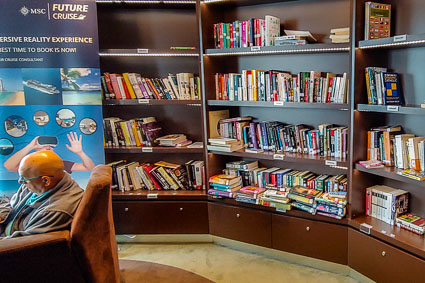 Library Corner on MSC PREZIOSA