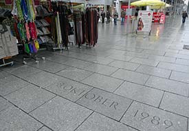 Dresden 1989 demonstration inscription