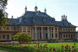 Wasserpalais or Water Palace at Pillnitz