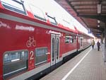 Regiobahn train to Neustadt in Freiburg Hbf