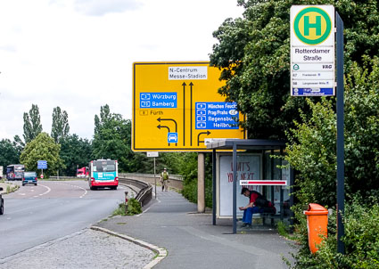 VAG Haltestelle Rotterdamer Strasse