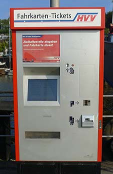 HVV ticket machine