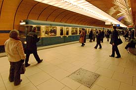 U-Bahn station at Marienplatz