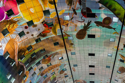 Markthal "Horn of Plenty" or "Cornucopia" mural by Arno Coenen and Iris Roskam