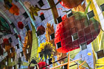 Detail of mural in Markthal, Rotterdam