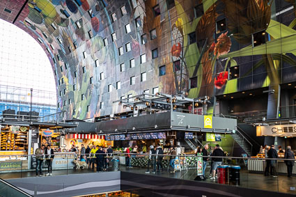 Interior of Markthal, Rotterdam