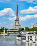 Viking longship at Port de Grenelle, Paris