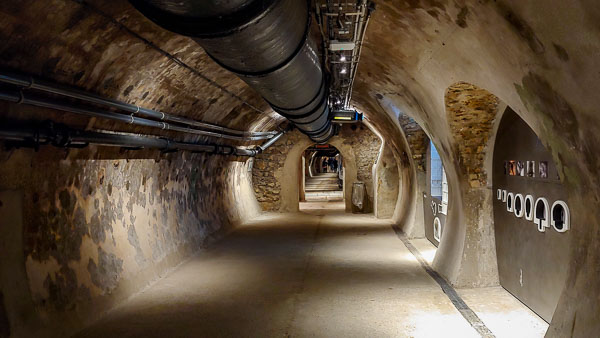 Paris Sewers Museum main gallery.