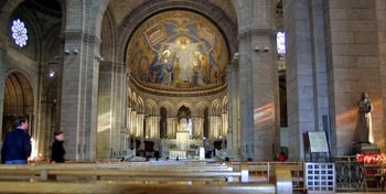 Sacr-Coeur mosaics, photo by Michel Mory