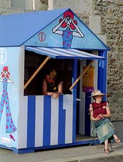 Paris Plage information booth