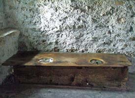 Latrines in Castle of Chillon, Montreux, Switzerland