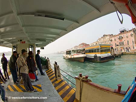 Zattere vaporetto station, Giudecca Canal, Venice