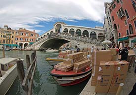 Grand Canal with Rialto Bridge