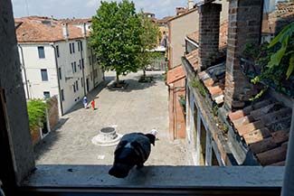 Hotel Ai Due Fanali - view of Campo San Simeon Grande