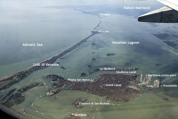 Venice Lagoon and Lido di Venezia