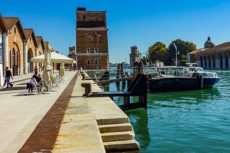 Biennale di Architettura pavilions and shuttle boat