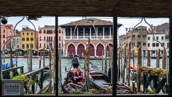 Santa Sofia Traghetto sttion in Venice, Italy.