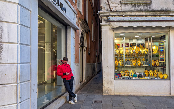 Zara clothing store, Venice, Italy.