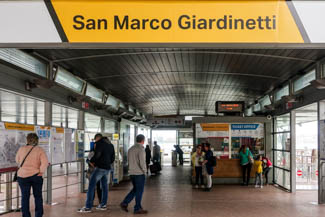 San Marco Giardinetti ACTV and Alilaguna waterbus stop