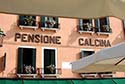 Pensione Calcina sign