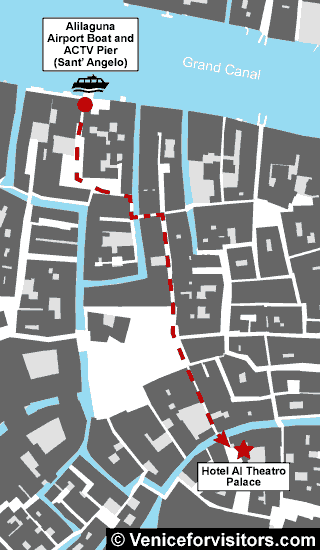 Hotel Al Theatro Palace map