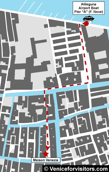 Maison Venezia/UNA Esperienze hotel directions map