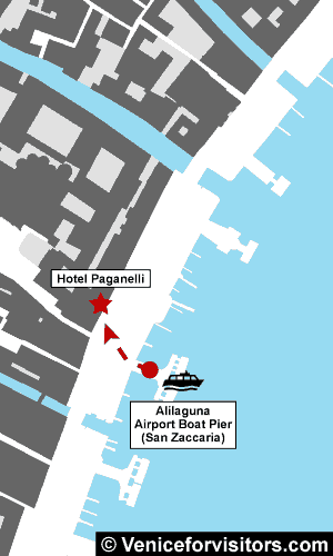 Hotel Paganelli map directions