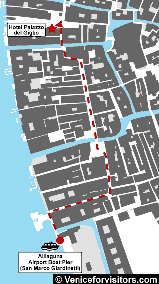 Palazzo del Giglio map directions