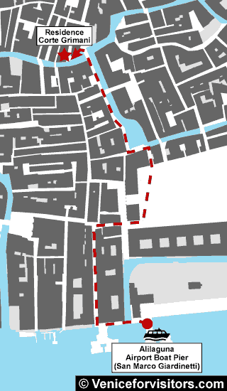 Residence Corte Grimani map directions