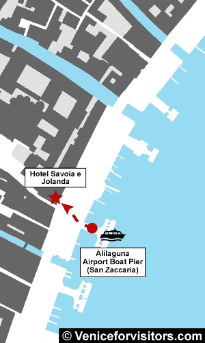 Hotel Savoia & Jolanda map directions