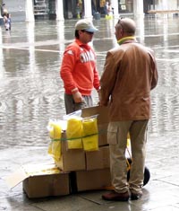 photo of boot vendor