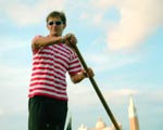 Venice gondolier photo