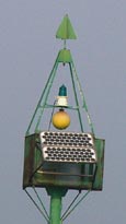 Navigation light in Venetian Lagoon