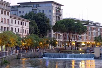 River Sile in evening